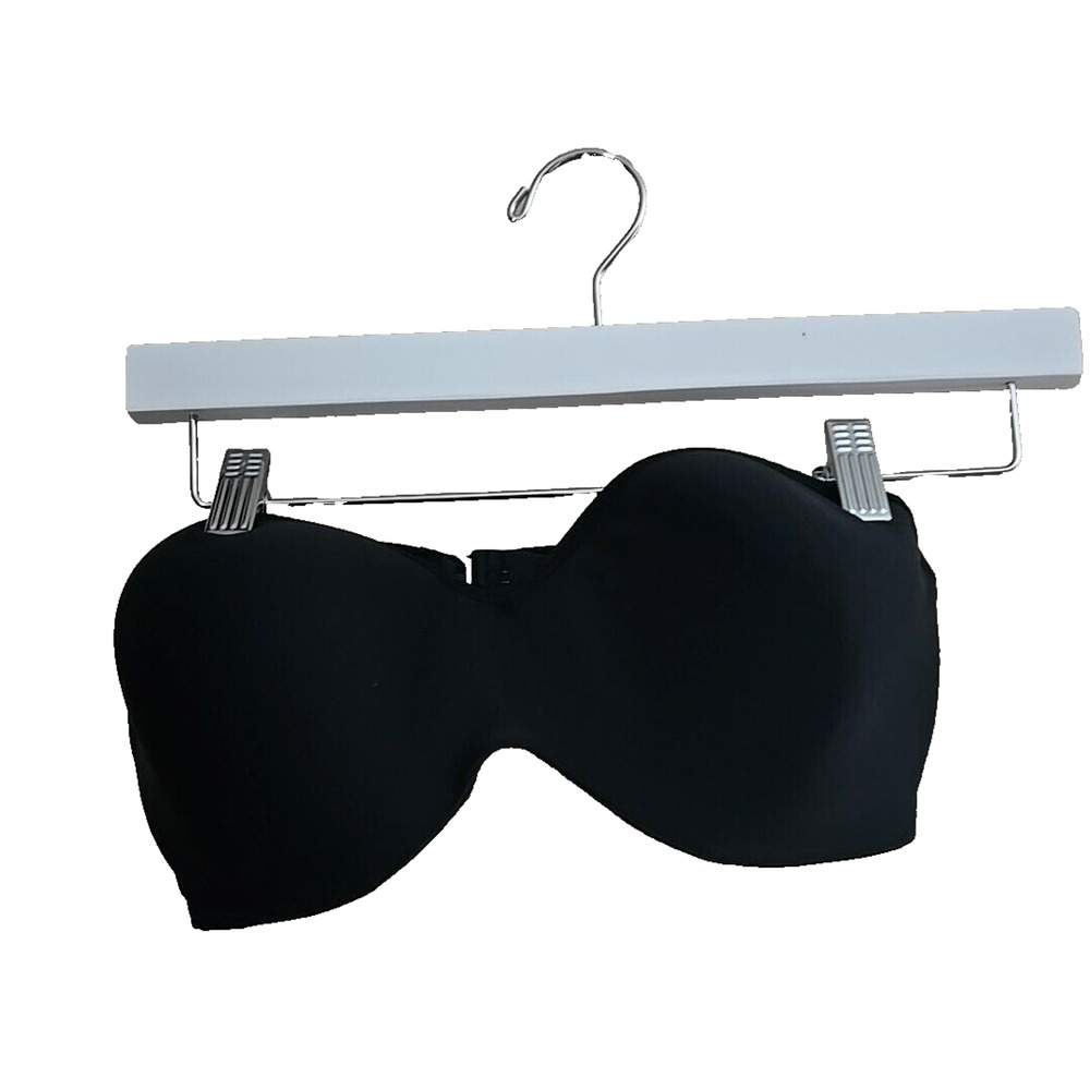 Sweet Nothings Black Full Coverage Strapless Underwire T-Shirt Bra Size 38C